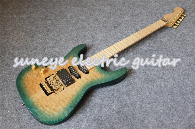 Новое поступление Custom Shop стеганая отделка домкраты стиль электрогитара левшей гитара на заказ Гитарный комплект