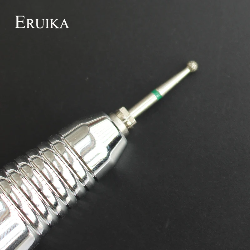 ERUIKA 2 шт./компл. Набор для рисования с круглыми камнями и полотном фрез для маникюра/педикюра ротационных напильников из фреза электрическая машинка для маникюра ногтей чистый аксессуары