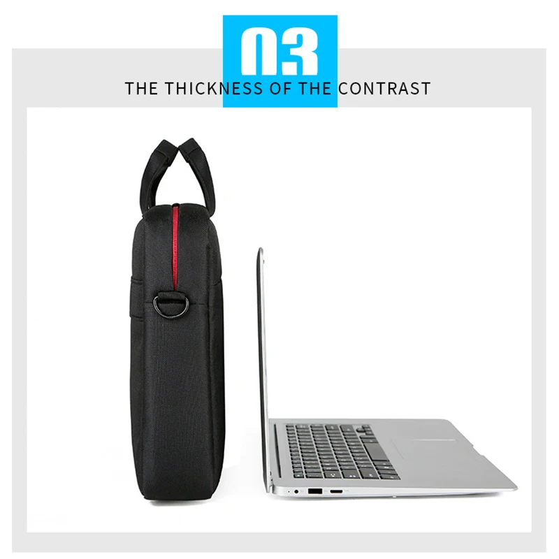 new laptop bag sleeve case protective shoulder carrying case for 13 14 15 inch macbook air pro asus lenovo dell huawei handbag free global shipping