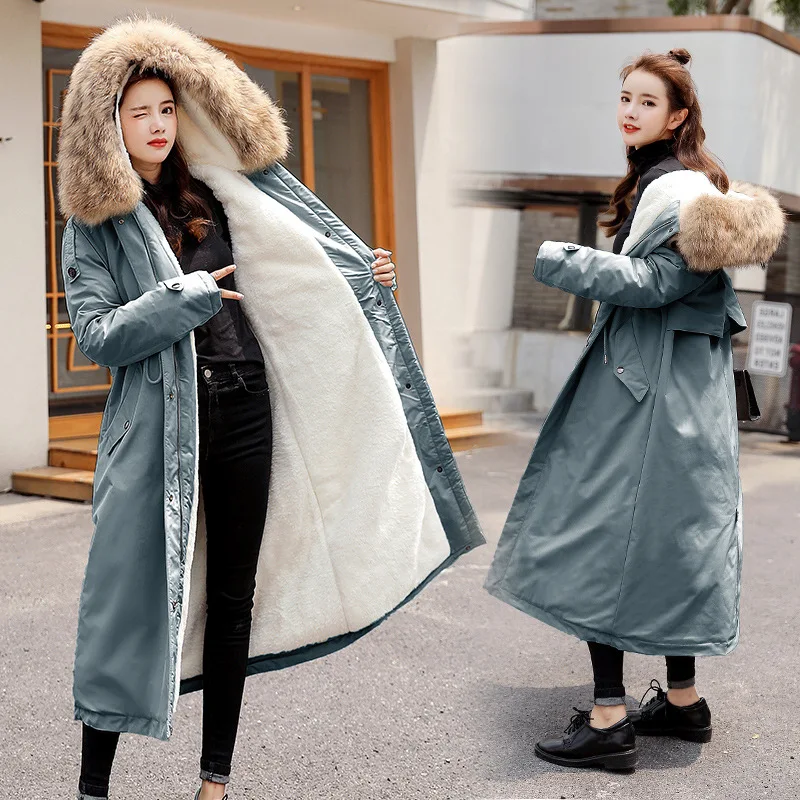 Женская куртка на меху Abrigos Mujer Invierno зимняя с хлопковой подкладкой для женщин 2019| |