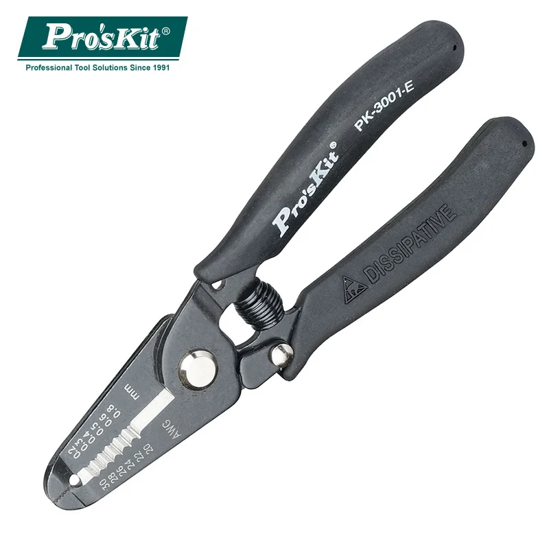 [Новинка 100%] Pro'sKit 1PK-3001E точный инструмент для зачистки проводов с проводящей