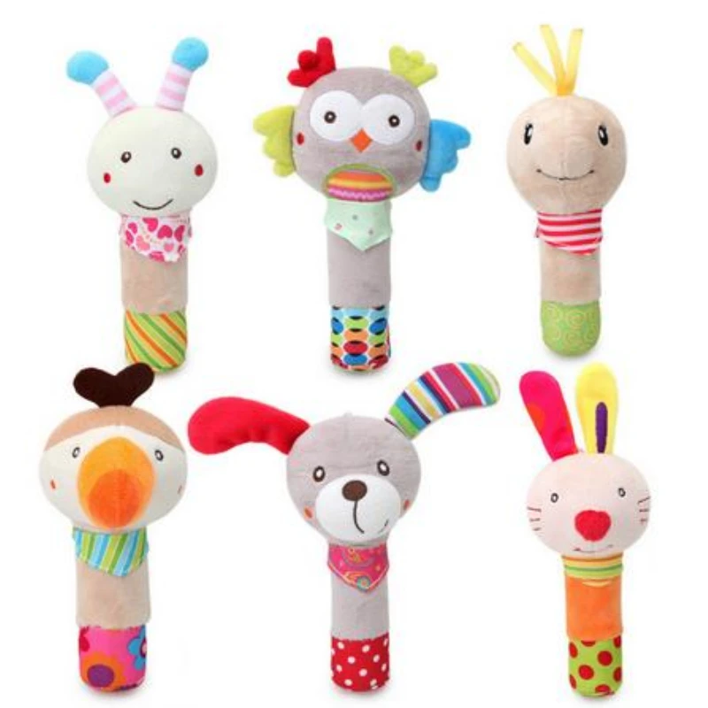 2019 детские погремушки мобильные телефоны милые игрушки Мультяшные животные BB