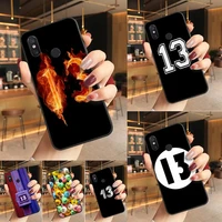 lucky number 13 phone case phone case for redmi k20 note 5 7 7a 6 8 pro note 8t 9 xiaomi mi 8 9 se fundas capa