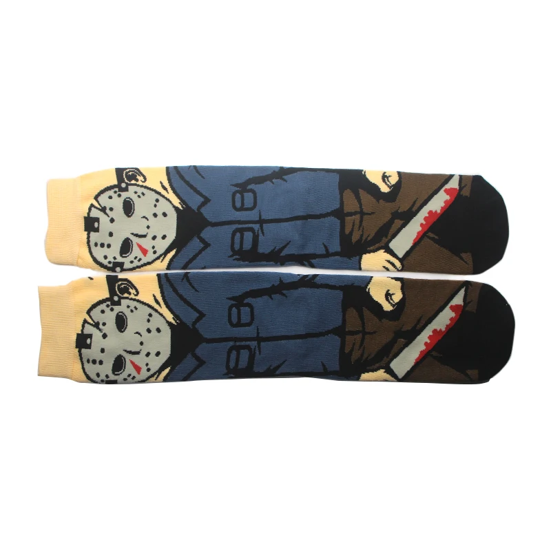 K162 Wholesale 10 pair/lot Black Friday Personalized Print Socks Funny Novelty Sock Comfort Colorful ing Cotton Crew Socks