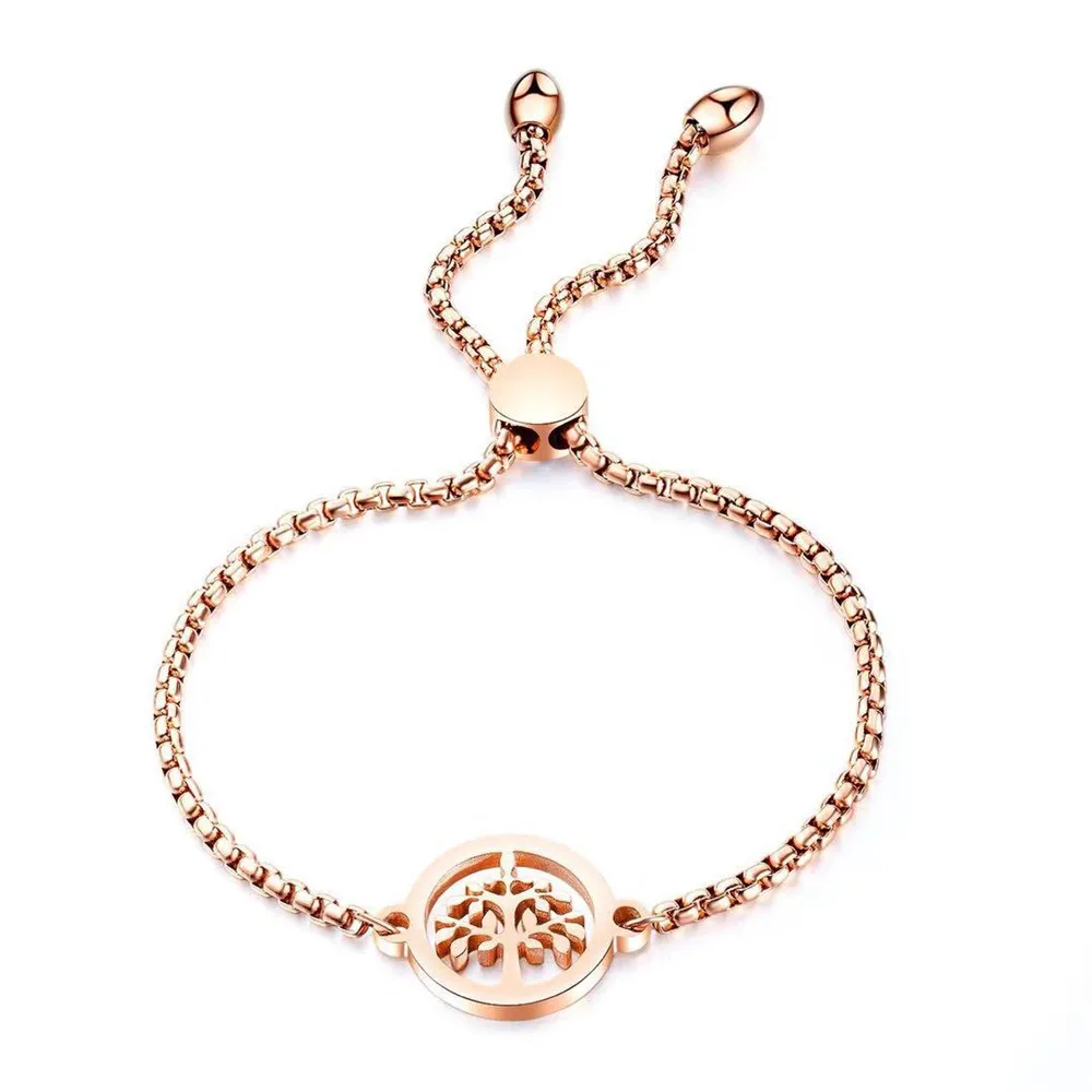 Нишевый дизайн Титановый стальной браслет женский персонализированный модный