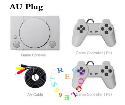 Новая ретро-игровая консоль, встроенные 620 экшен-игры, 8 бит, PS1 игры, семейный ТВ, портативный игровой плеер, двойные геймпады