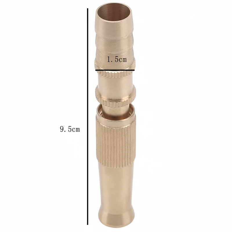 

New Hose Wand Garden Sprinkler Durable High Pressure Watering Spray Hose Nozzle Straight Copper Garden Tool