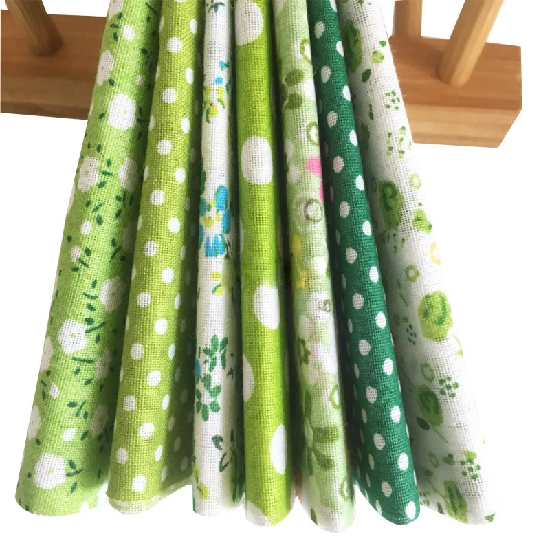 7 шт./компл. хлопковая ткань с принтом швейная стеганые ткани для лоскутного шитья