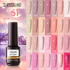 Гель-лак ROSALIND полуперманентный для ногтей, Гибридный Гель для маникюра, матовое покрытие для базового и топового покрытия, снимается отмачиванием, чистый