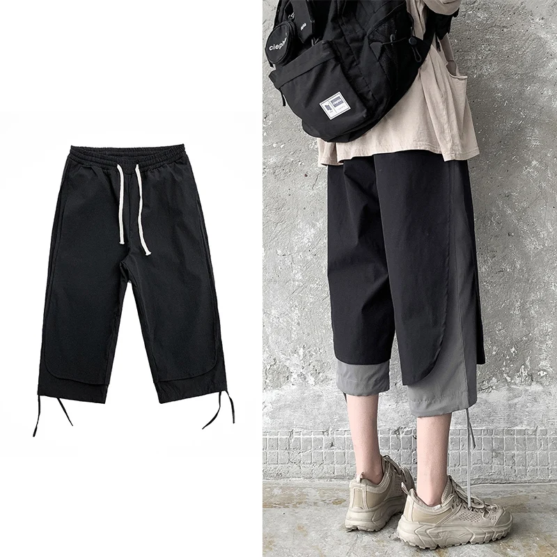 

Summer Men's Basketball Shorts Large Size Men's Cropped Pants Outdoor Running Sports Fitness Loose Casual Shorts Sports Pants