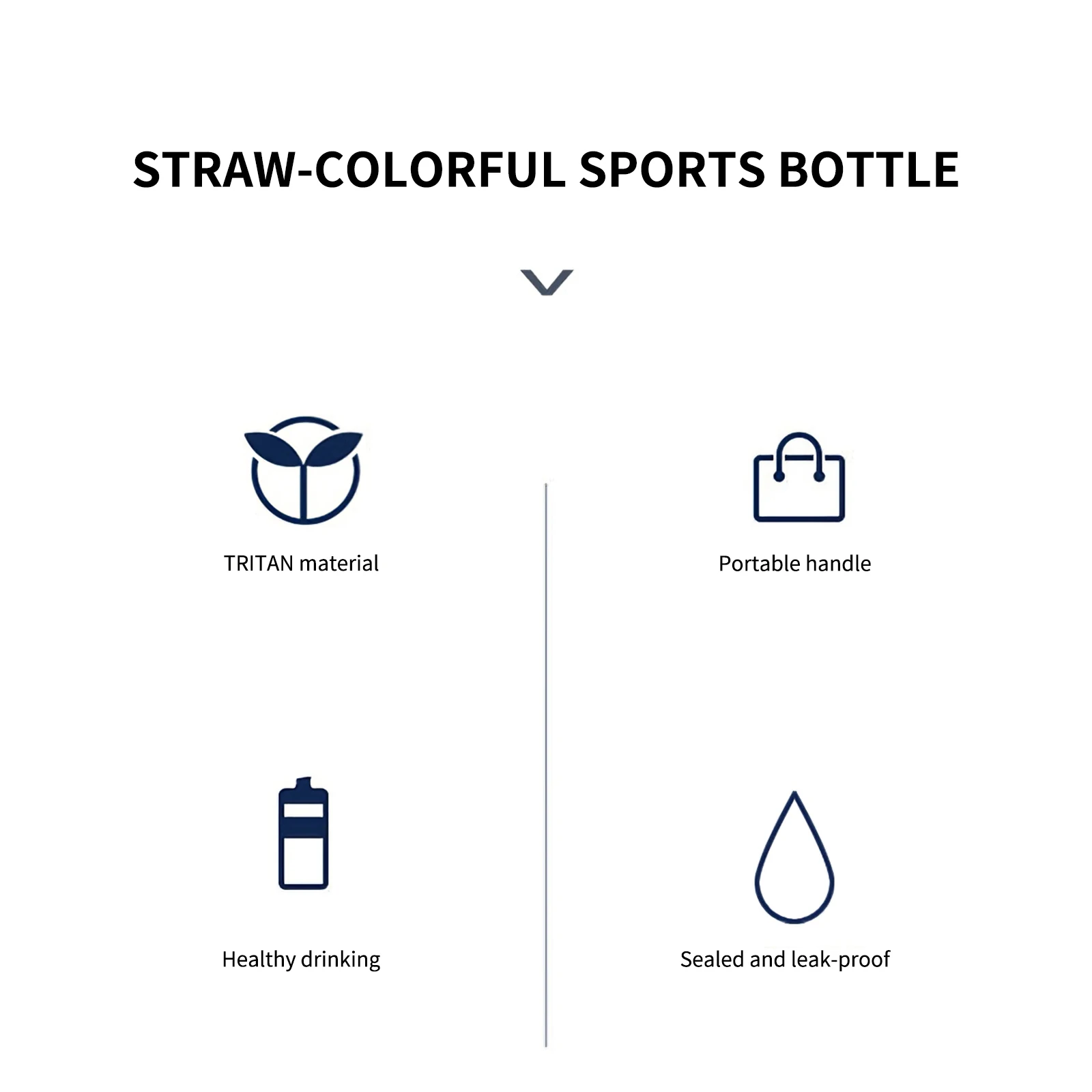 

Water Bottle with Time Marker Gradient Color Water Drink Bottle Leakproof Drinking Bottle Portable Sports Water Cup Home Office