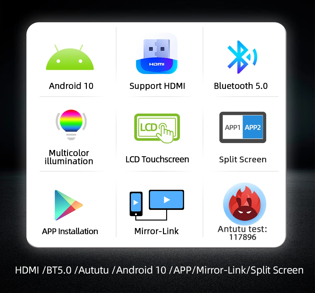 

2 din car radio gps android 10.0 car stereo cassette player recorder Radio Tuner GPS Navigation DSP SWC WIFI BT 8 core 4G+64G