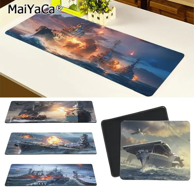 MaiYaCa высокое качество мир военных кораблей игра DIY дизайн игровой с узором коврик