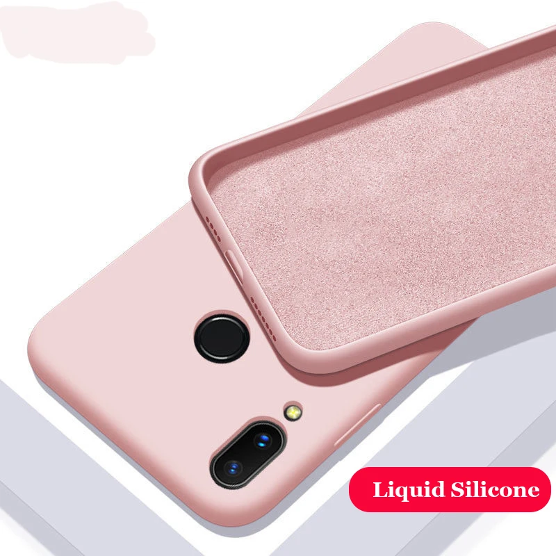 Тонкий мягкий чехол для huawei P Smart 2019 тонкий полный Z Plus Оригинальный жидкий