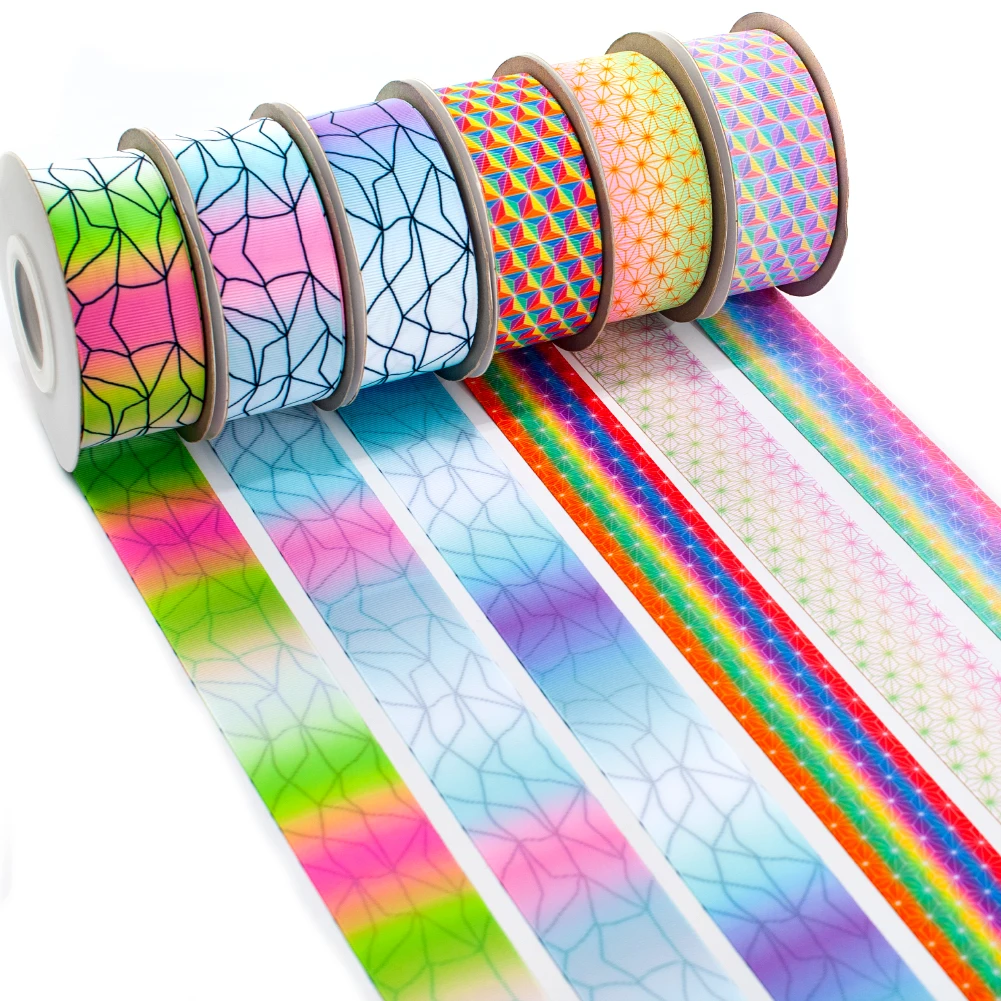 Новая японская корсажная лента с двойным принтом бабочки от Kimetsu No Yaiba/атласная 10