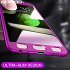 Чехол с полным покрытием 360 градусов + стекло для Samsung Galaxy S20 Ultra S6 S7 Edge S8 S9 S10 E Plus Note 5 8 9 10 Lite A50 A70 A51 A71, чехол