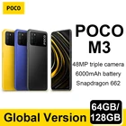 Глобальная версия смартфона Xiaomi POCO M3 4 Гб 64 Гб 128 Snapdragon 662 Octa Core 6000 мАч 48MP камера 6,53 