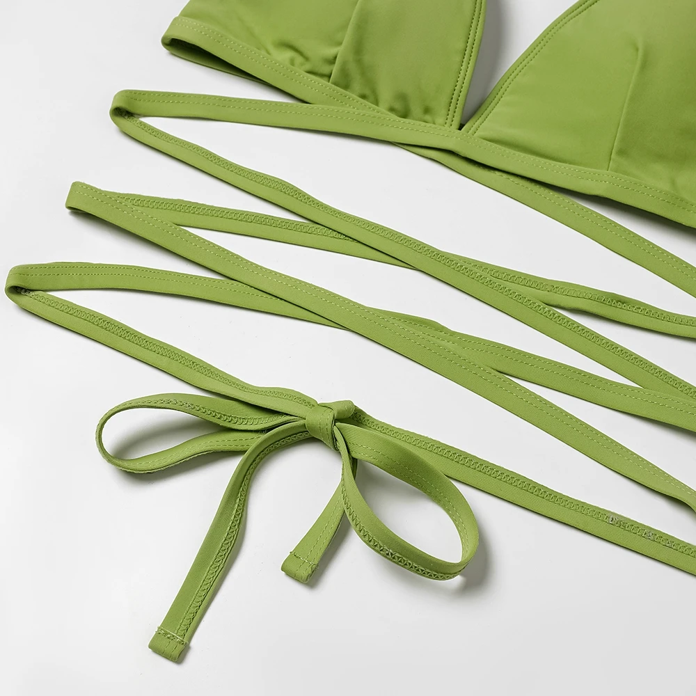 ZTVitality бандажный комплект бикини с запахом Новое поступление 2022 Мягкий купальник