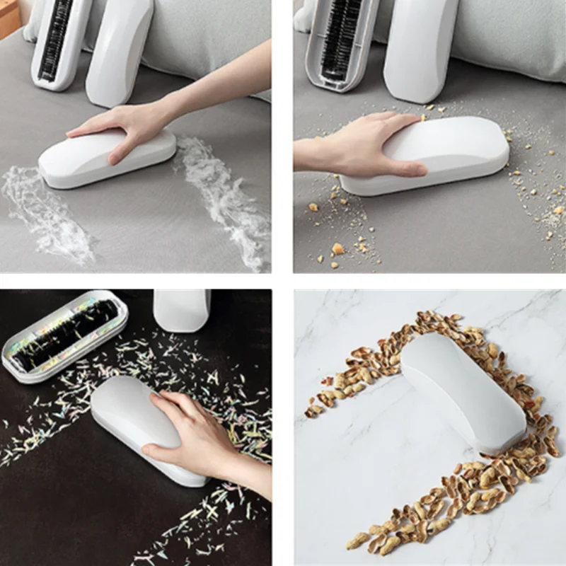 Carpet Dust Brush Plastic Bedside Table Crumb Sweeper Pet Hair Fluff Cleaner Sticky Picker Lint Roller Clothes Sweeping Cleaning | Дом и сад