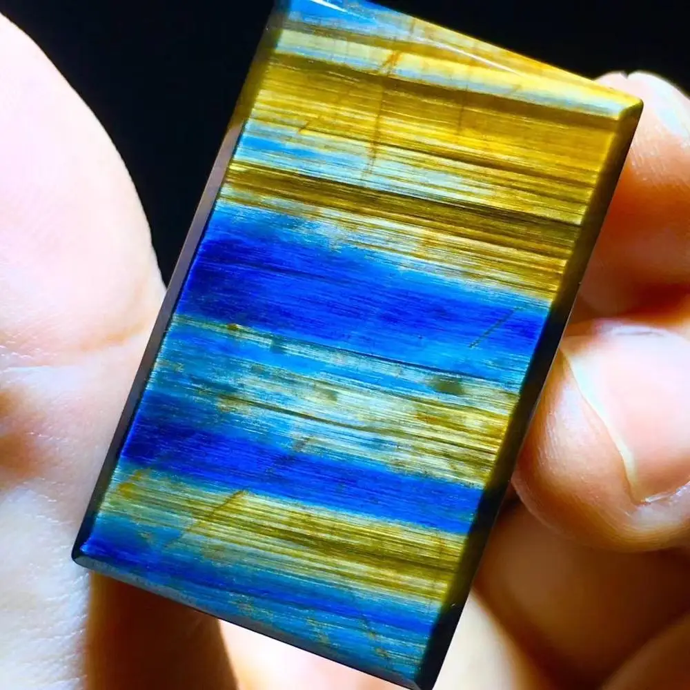 Прямоугольная подвеска пиетер из натурального синего желтого цветов 32 9/20 2/9 2 мм