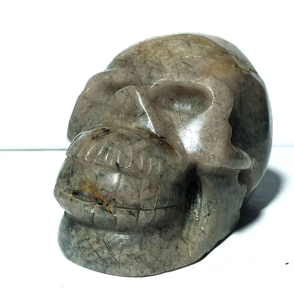 

Natural hair quartz crystal skulls for sale Stones and crystals home decoration decorative crystal