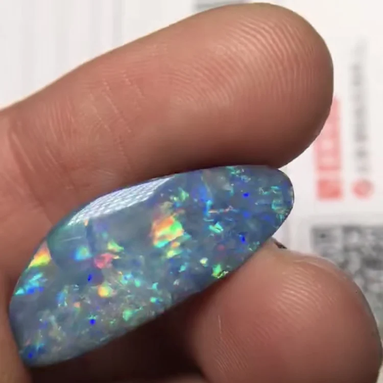 A401 Австралийское происхождение 10.675ct натуральные опалы двойные свободные