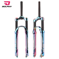 bolany mtb front fork air fork 27 529 inch 120mm shock absorption air fork pressure suspension front fork bicycle accessories