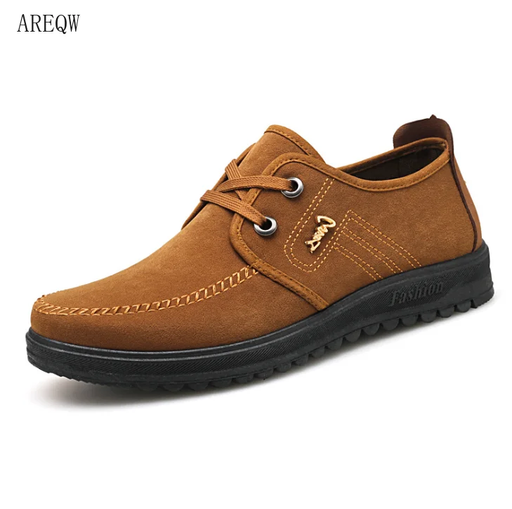 Дышащая мужская парусиновая обувь на плоской подошве шнуровке Удобная модная