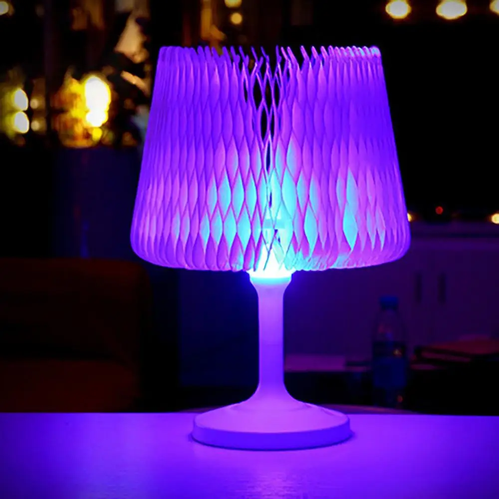 Светодиодный DIY сменный Настольная лампа с регулируемой яркостью и USB зарядкой со