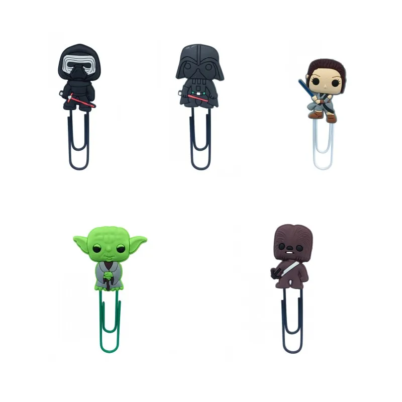 4057-2789 10 mix25 25 шт. Звездные войны Bookmarks для книг экшн-фигурки бумажные зажимы закладки для книг держатель для студентов, учительниц, подарок на день рождения - Цвет: 4057-2789 10 mix25