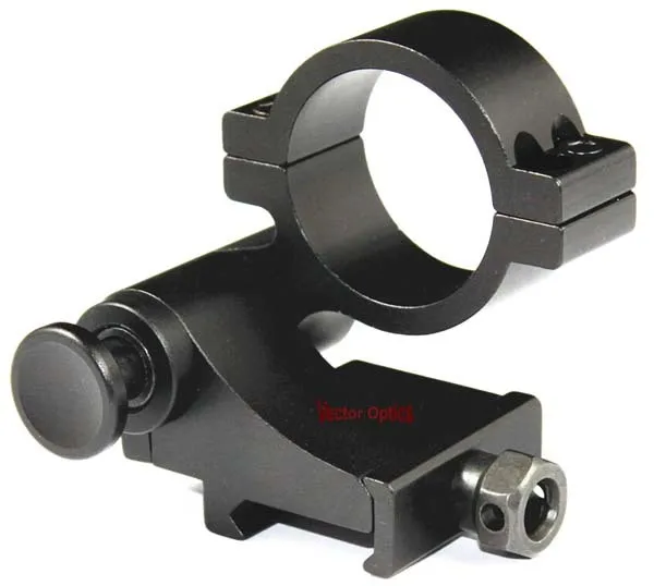 10 шт. векторная оптика в резиновой оболочке Тактический Red Dot 3x лупа область с откидной боковой быстросъемной QD Крепление для охоты