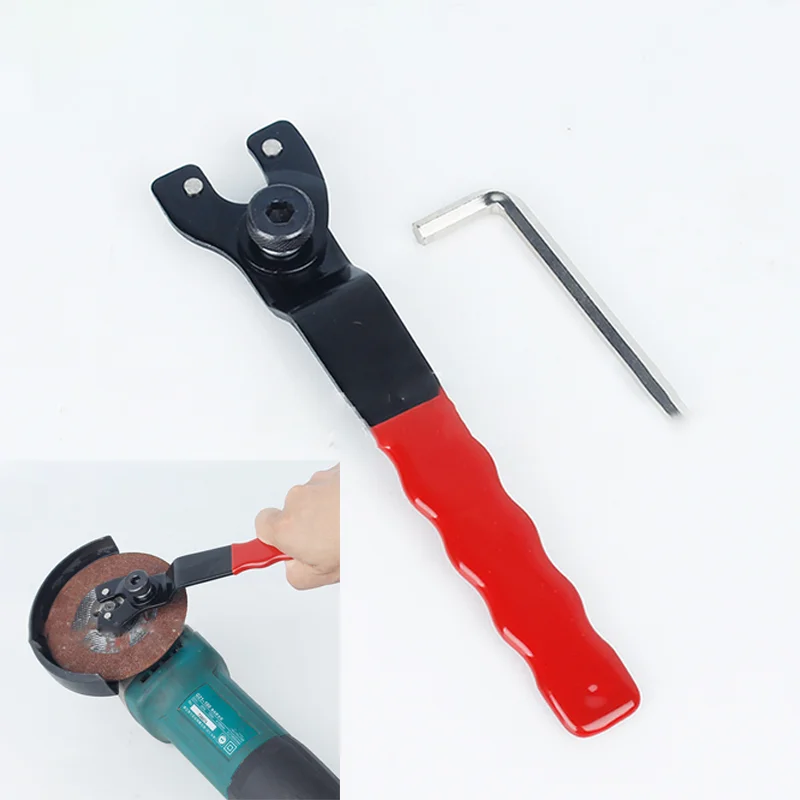 

8-50mm Adjustable Angle Grinder Key Pin Spanner Plastic Handle Pin Wrench polisher Spanner Home Wrenches Hubs Arbor Repair Tool
