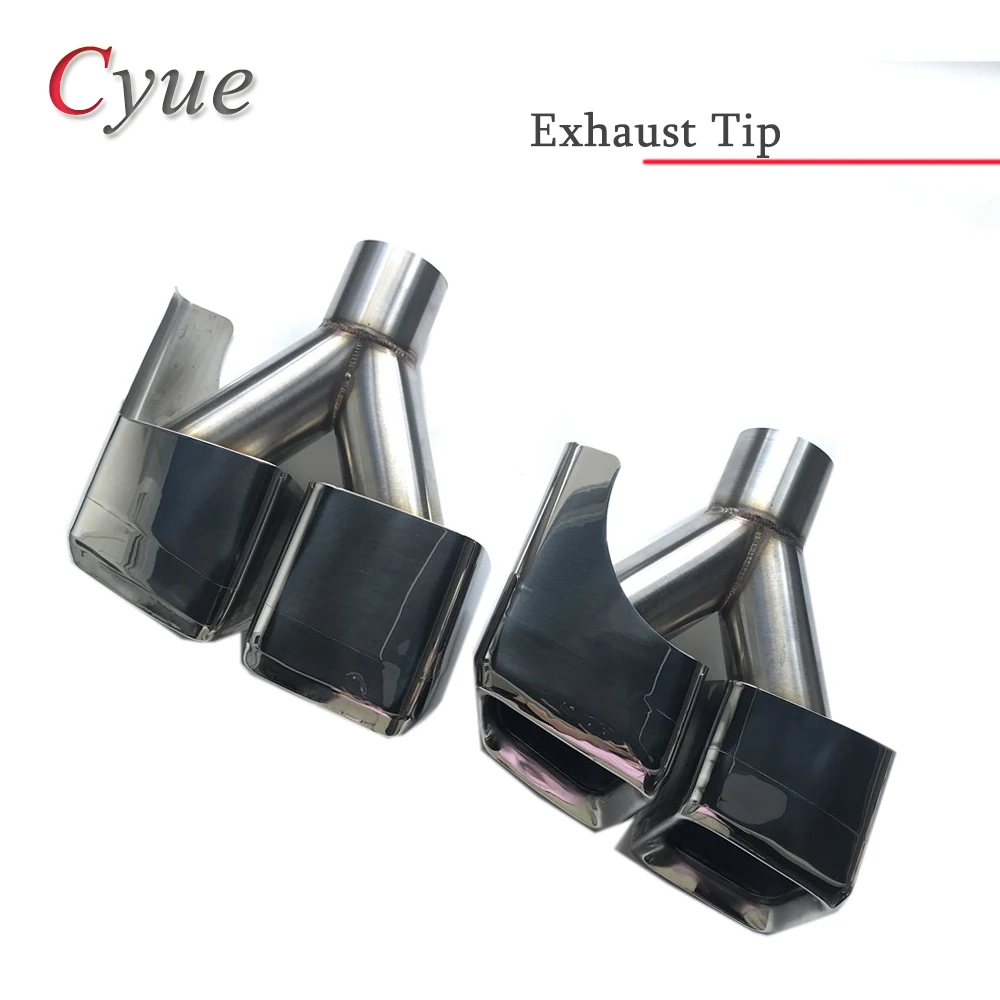 Наконечник Выхлопной Трубы из нержавеющей стали 1 комплект глушитель выхлопной