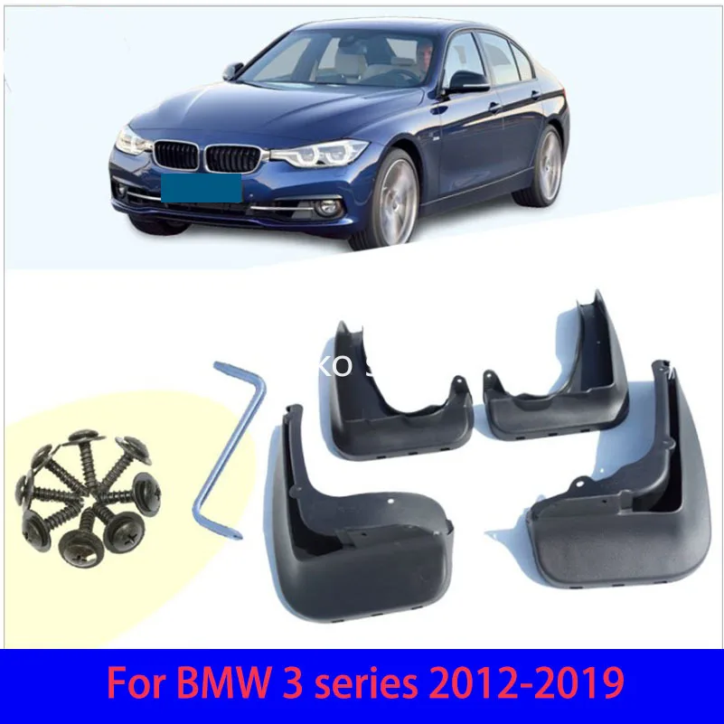 

Надежный 4 шт мягкой пластмассы Автомобильные Брызговики для BMW 3 серии 320 330 2008-2019 переднее крыло брызговики задние Автомобильные Брызговики...
