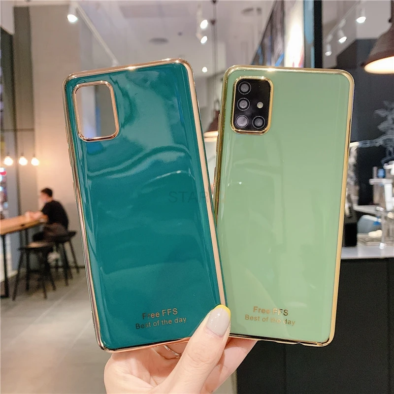 Luxury Plating Mirror Phone Case On For Samsung Galaxy S21 S20 Fe Ultra Plus 5g S20fe S21ultra S 21 20 Soft Silicone Back Cover