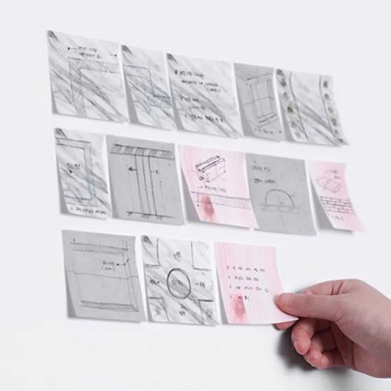 3 компл./лот мраморные Блокноты с рисунком камней клейкие блокноты блокнот для