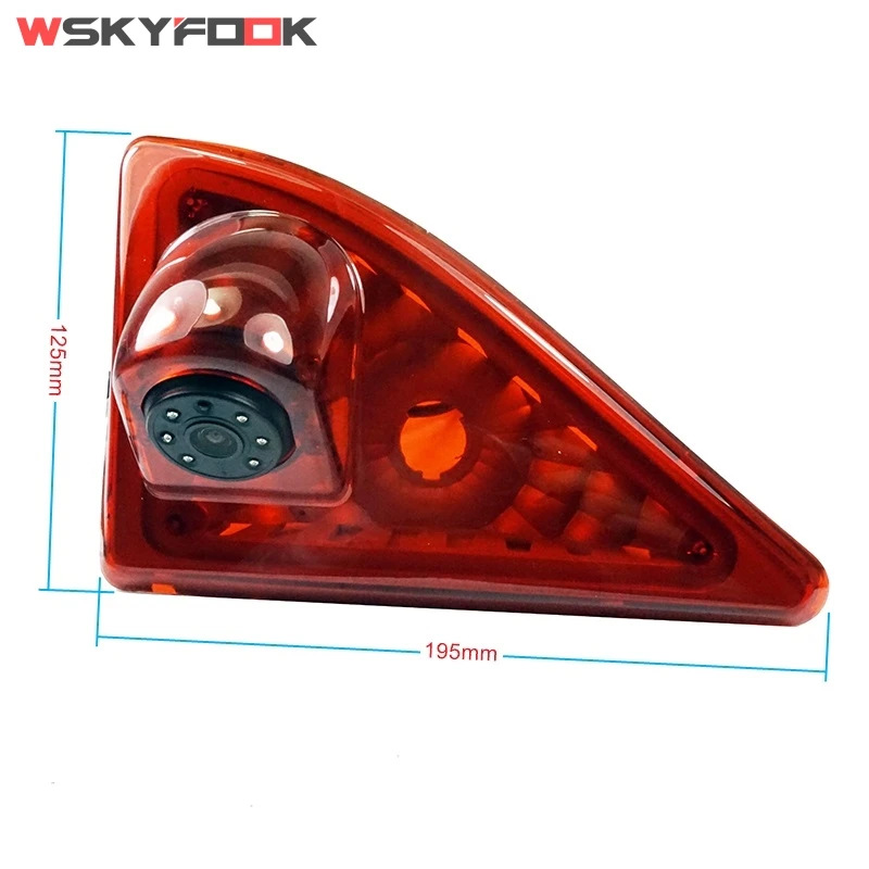 Pаспродажа Автомобильный тормозной светильник заднего вида Камера для Renault_Master/Nissan-NV400/Opel_Movano 2010-2016 с 5 дюймов ЖК-дисплей складной набор для измерения ур...