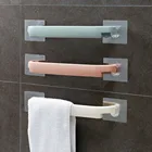 Настенный держатель для полотенец, самоклеящаяся вешалка для ванной комнаты, полка-держатель для шкафа, органайзер для ванной комнаты, стеллаж для хранения