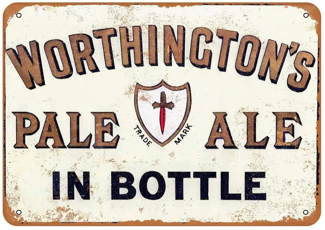 

Diuangfoong Worthington's Pale Ale Vintage Look Metal Sign 12"×8"