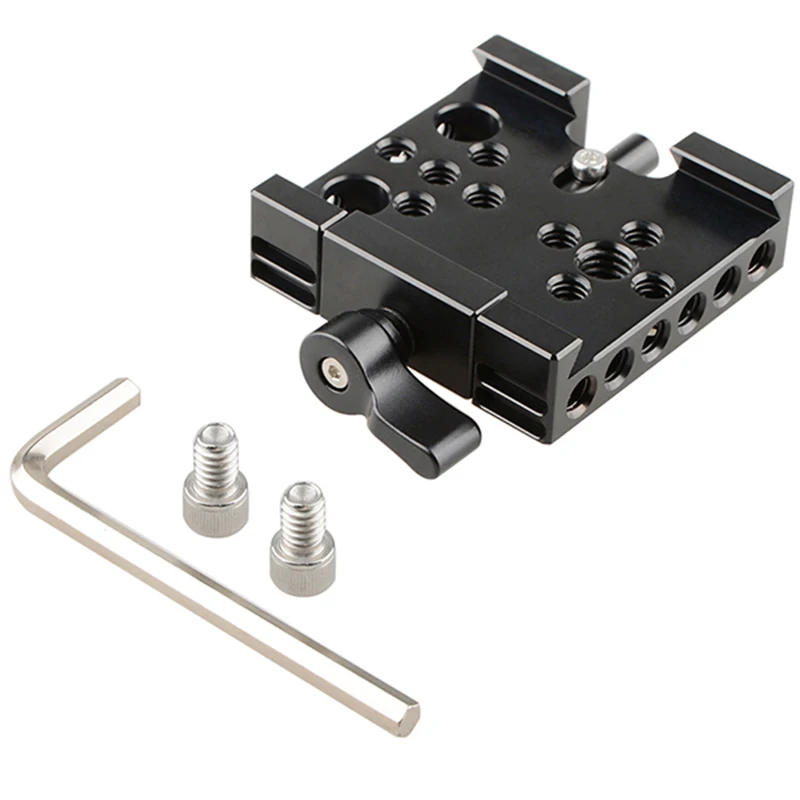 A Sliding Plate Baseplate with 1/4 inch3/8 inch Thread for Manfrotto Accessory Rig C2406 | Электроника
