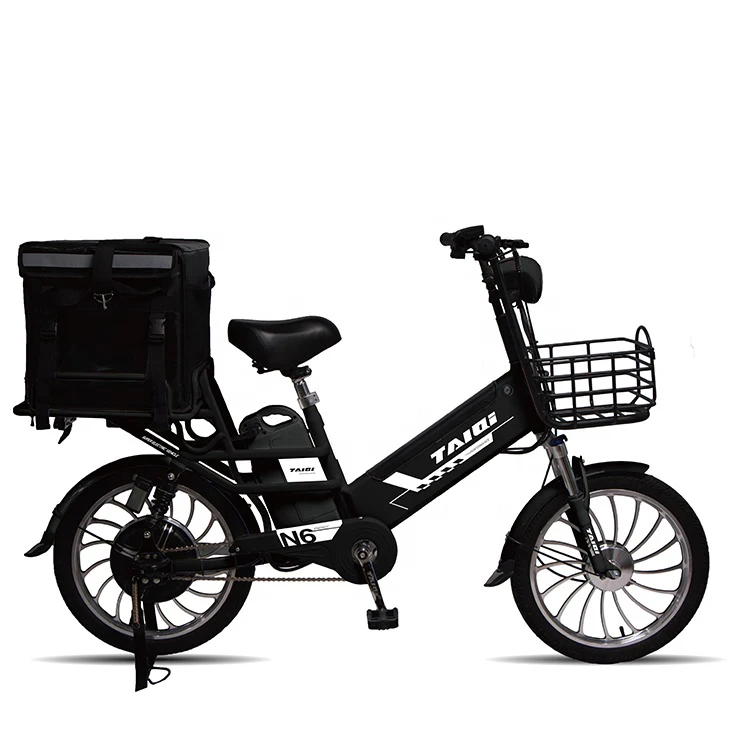 

In stock 2020 New design factory price food delivery electric bicycle with CE certification for Adults TAIQI N6