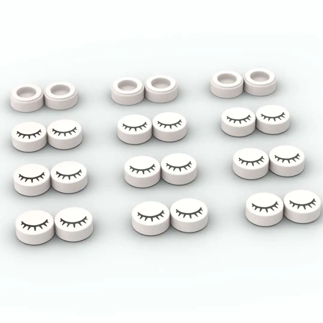 

200pcs MOC Building Block Parts 98138 1X1 Printed Parts Eyes DIY Bricks Educational Toys for Kids Children Birthday Gifts