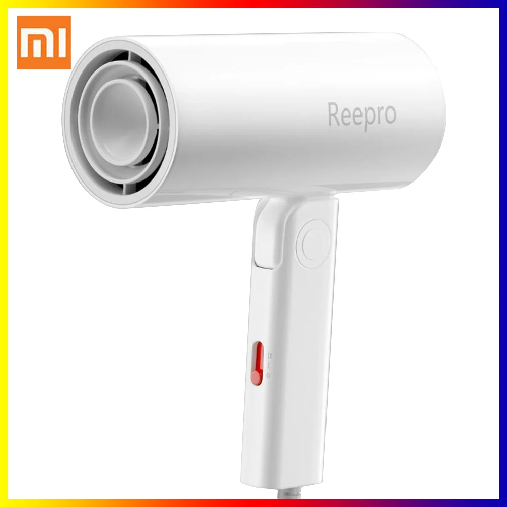 Профессиональный фен для волос xiaomi youpin Reepro, 1300 Вт, складная ручка, Парикмахерская, фен для волос от умной бытовой техники