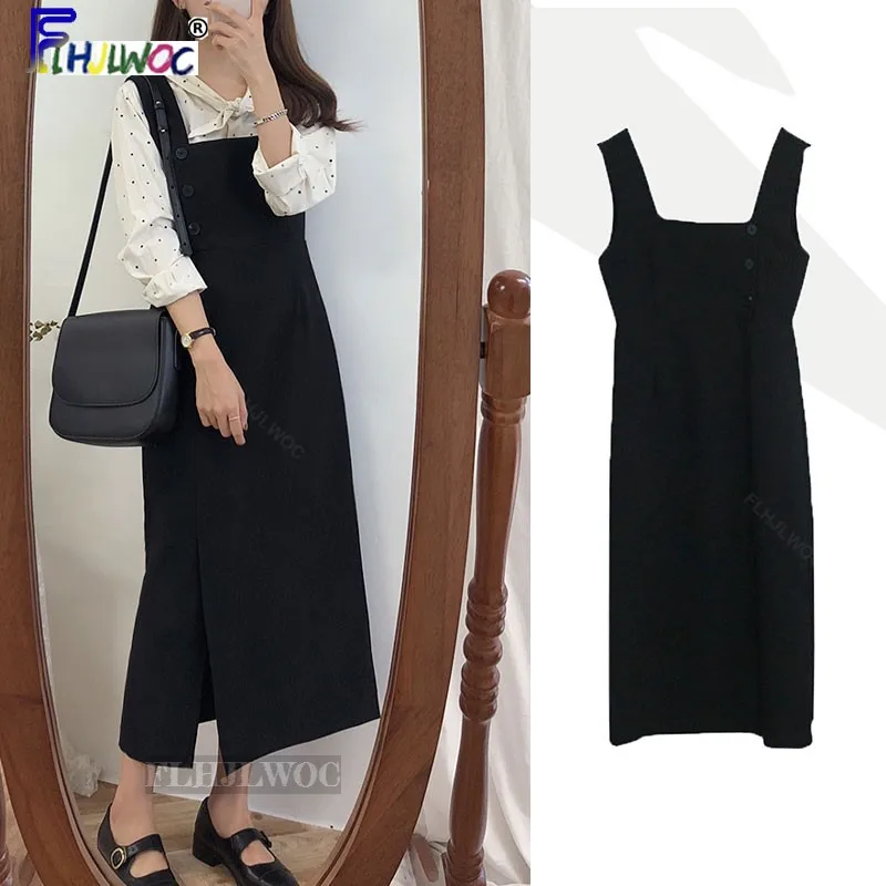 Южнокорейский шик платье горячие женщины консервативный стиль девушки свидание