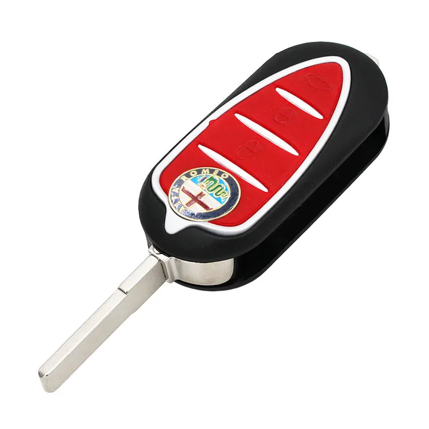 Складной Дистанционный брелок 433 МГц PCF7946 3 кнопки для Alfa Romeo 147 156 166 GT | Автомобили и