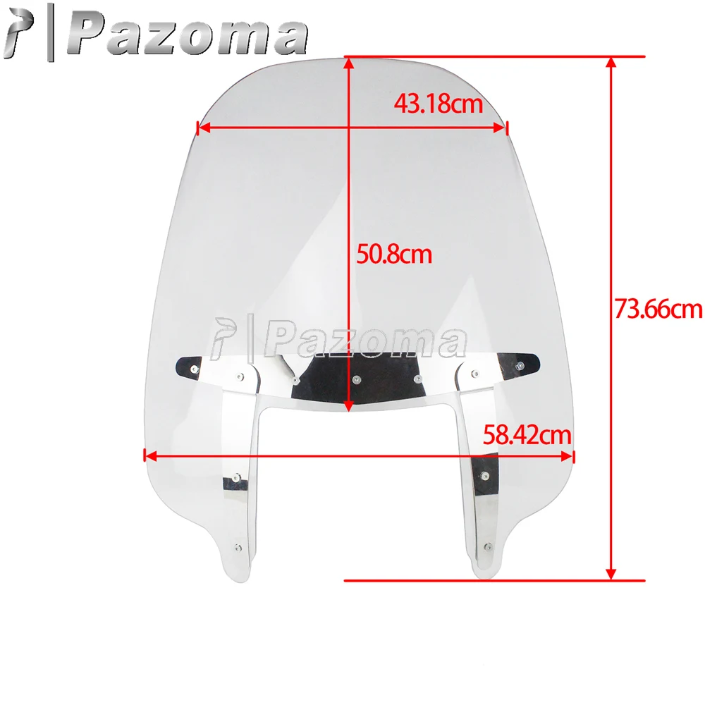 Экран ветрового стекла для мотоцикла Honda VTX 1300 1800 VTX1300 VTX1800 C T F N S R Cruiser 2002-2008 29