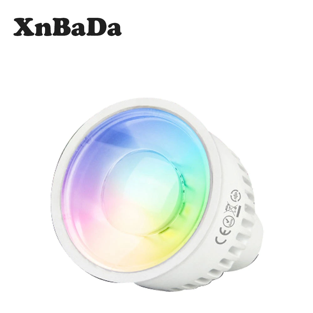 MiBoxer 6 Вт gu10 светодиодный прожсветильник Тор fut106 RGB + CCT AC100 ~ 240 В WIFI управление для