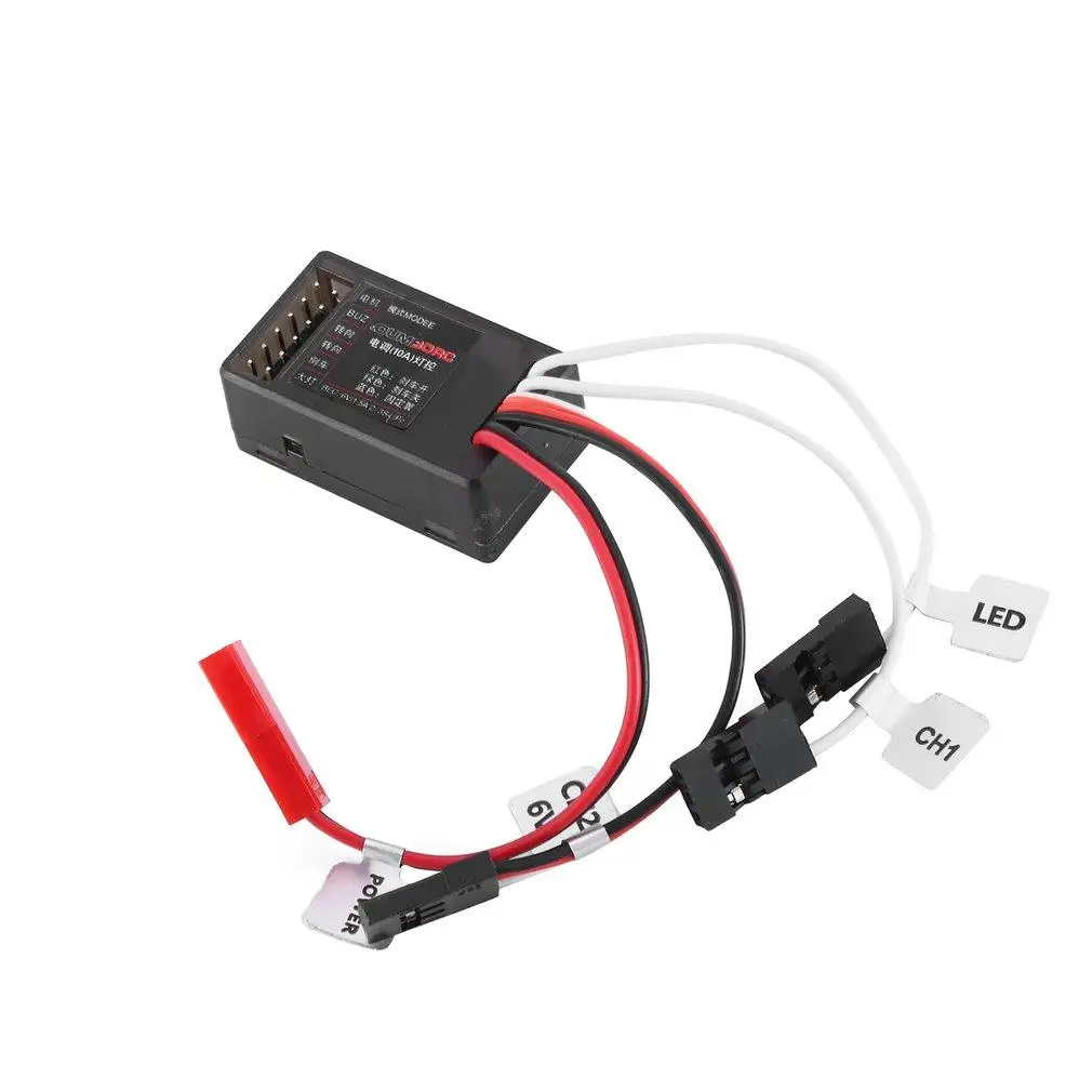 

Dumborc 10A Brushed 2s/3s ESC Speed ​​Controller With Brake Light Lamp For Romote Control Car Boat Airplane Model
