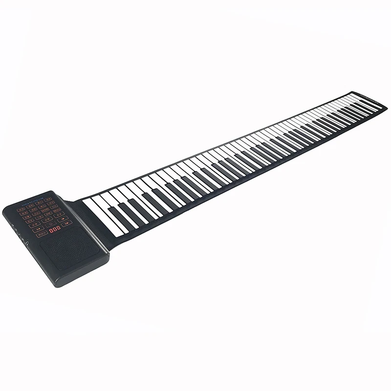 88 Key Roll Up Piano Foldable Electronic Keyboard Piano Children  Musical Instrument Built-in speaker  charged Midi Keyboard