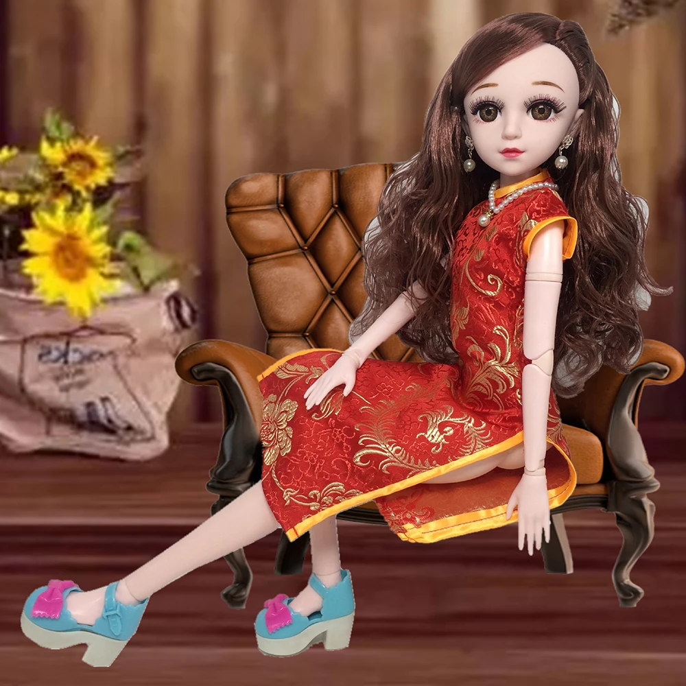 BJD аксессуары, Одежда для кукол, платье для девочек, подходит для 60 см, 1/3, BJD кукла, модная плиссированная юбка, одежда для студентов, Подарочные игрушки